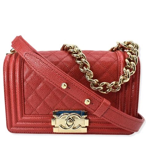 chanel leboy red|Chanel leboy small.